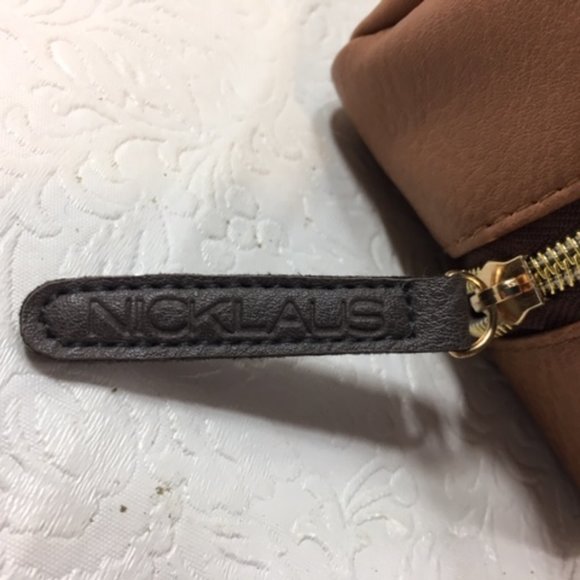 Jack Nicklaus Two-Tone Toiletry Shaving Dopp Bag Shaving Zip Bag Portable Travel - Picture 8 of 8